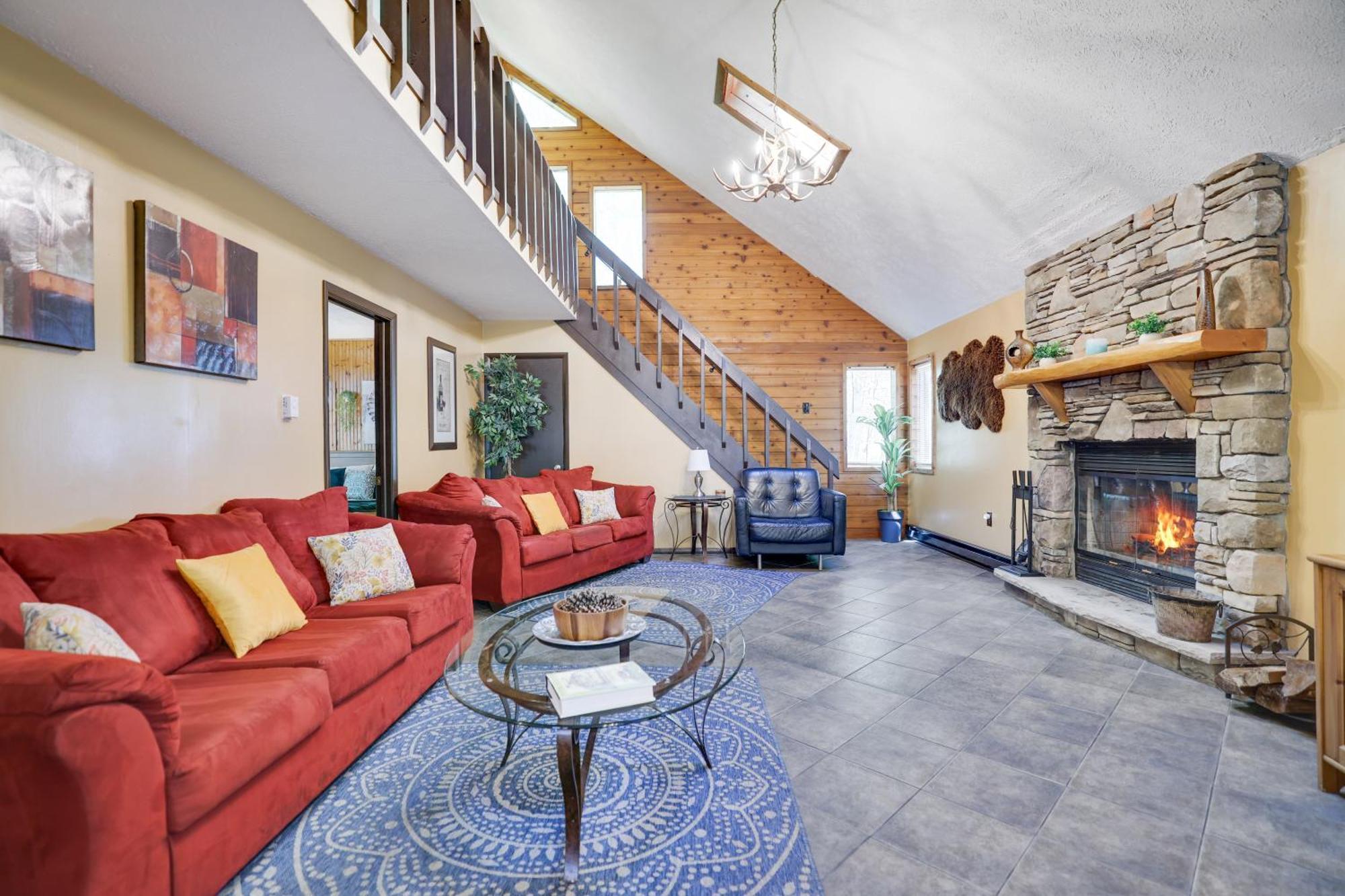 Chalet Renovated Near Casino, Camelback , Kalahari 4Bdrms Firepit Hot Tub Game Room Tobyhanna Exterior foto